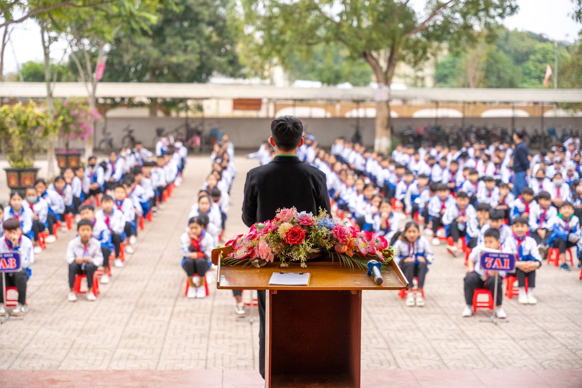 School assembly news