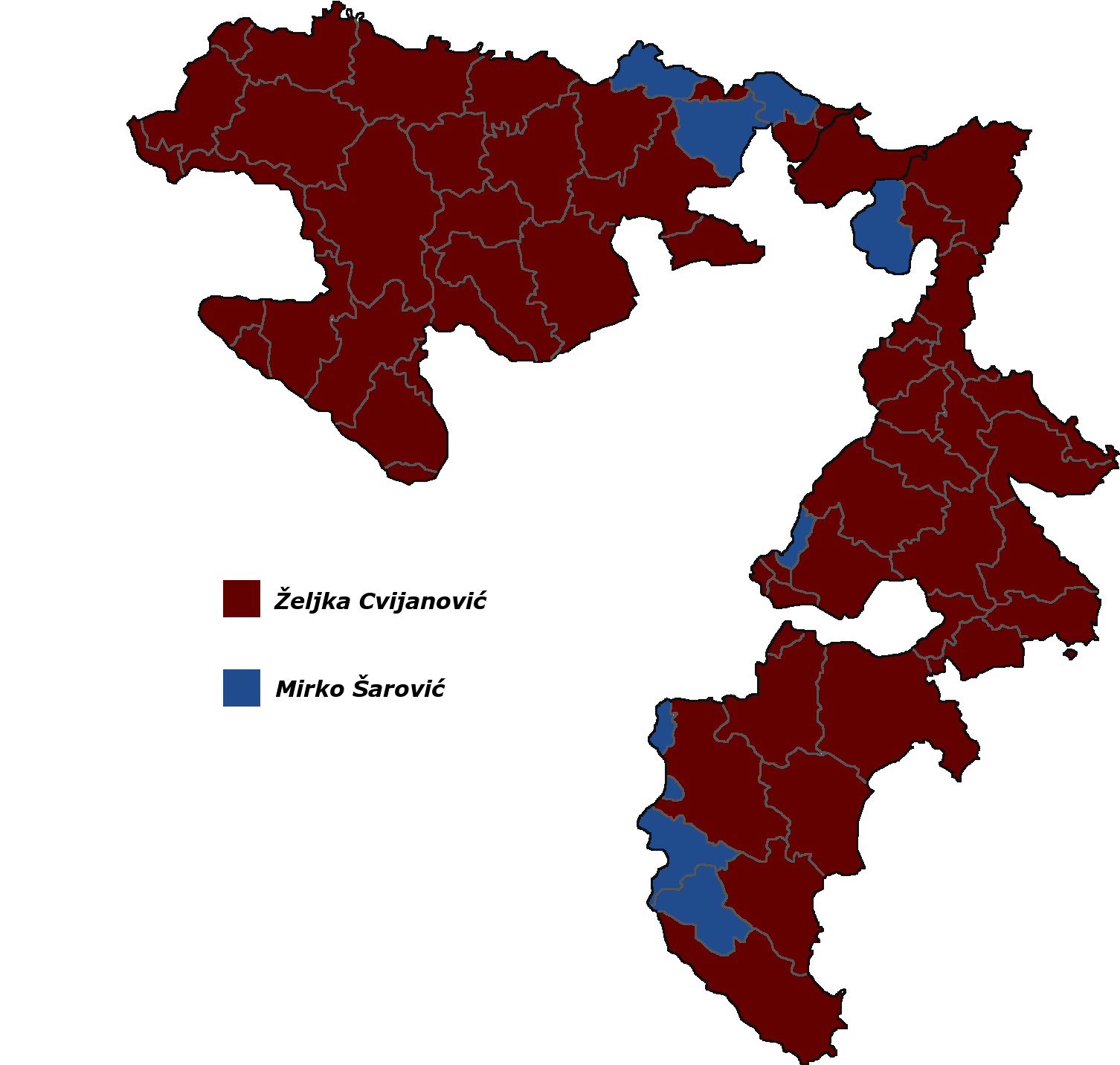 Bosnia election results